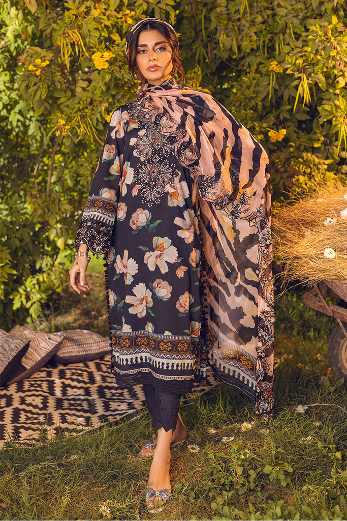 Nureh Gardenia Unstitched Embroidered & Printed Lawn Jotey