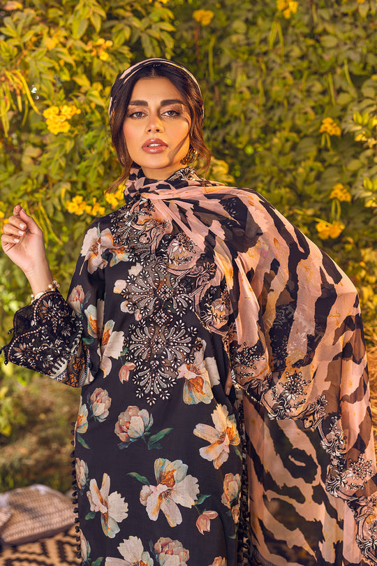 Nureh Gardenia Unstitched Embroidered & Printed Lawn Jotey