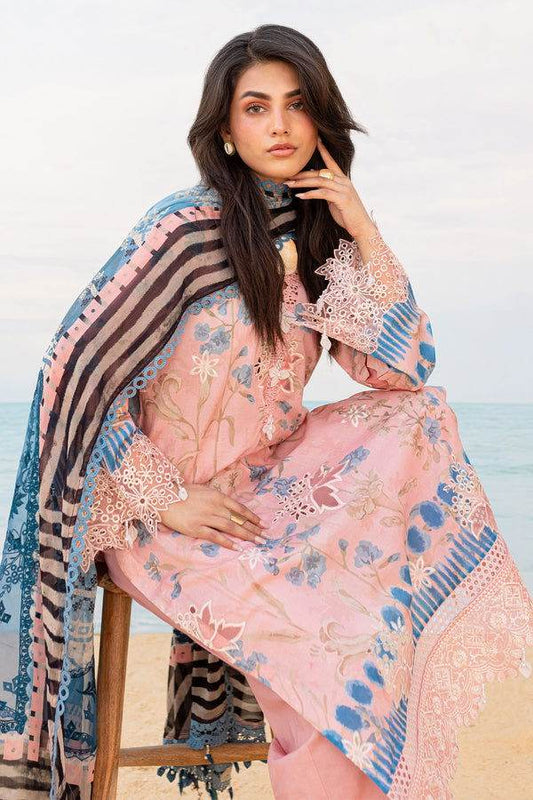 Nureh Gardenia Embroidered Lawn Unstitched 3pcs - Jotey