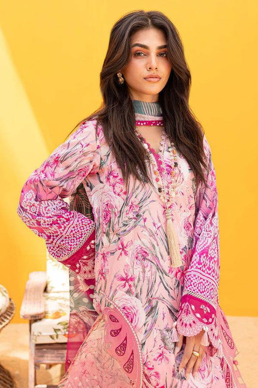 Nureh Gardenia Embroidered Lawn Unstitched 3pcs - Jotey
