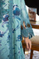 Nureh Glam Girl Printed Chikankari Unstitched Lawn 3Pcs - Jotey