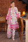 Nureh Glam Girl Printed Chikankari Unstitched Lawn 3Pcs - Jotey