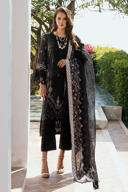 Nureh Maya Swiss Embroidered Lawn 3pcs - Jotey
