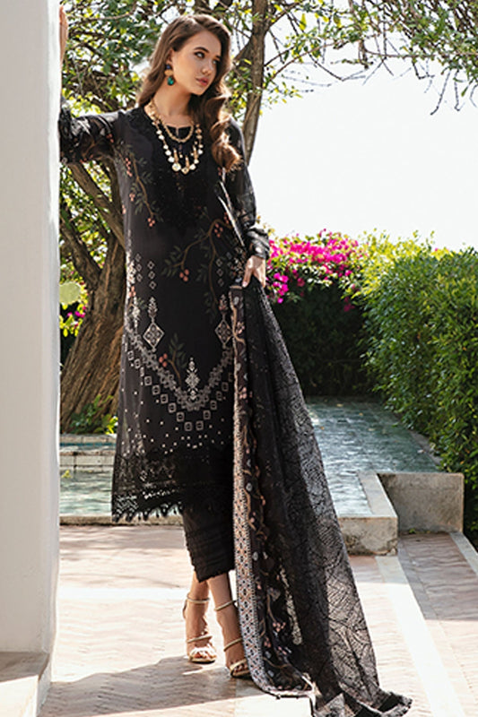 Nureh Maya Swiss Embroidered Lawn 3pcs - Jotey