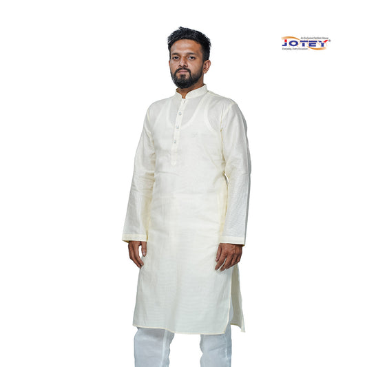 Pin Checks Cotton Panjabi - Jotey