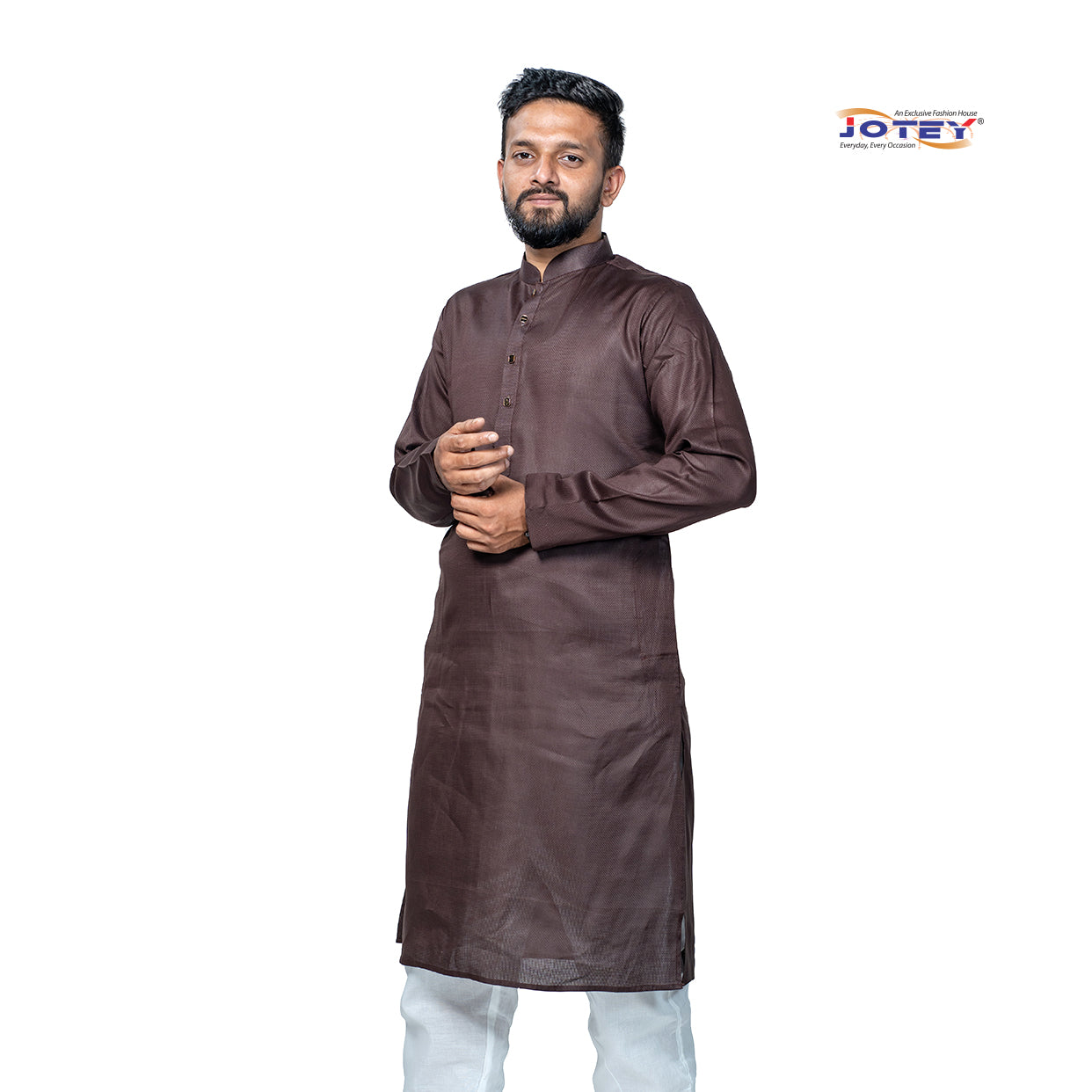 Pin Checks Cotton Panjabi - Jotey