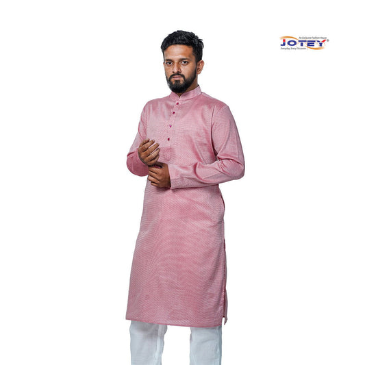 Pin Checks Cotton Panjabi - Jotey