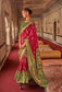 Dola Silk With Traditional Patola Designer Wedding Wear Saree