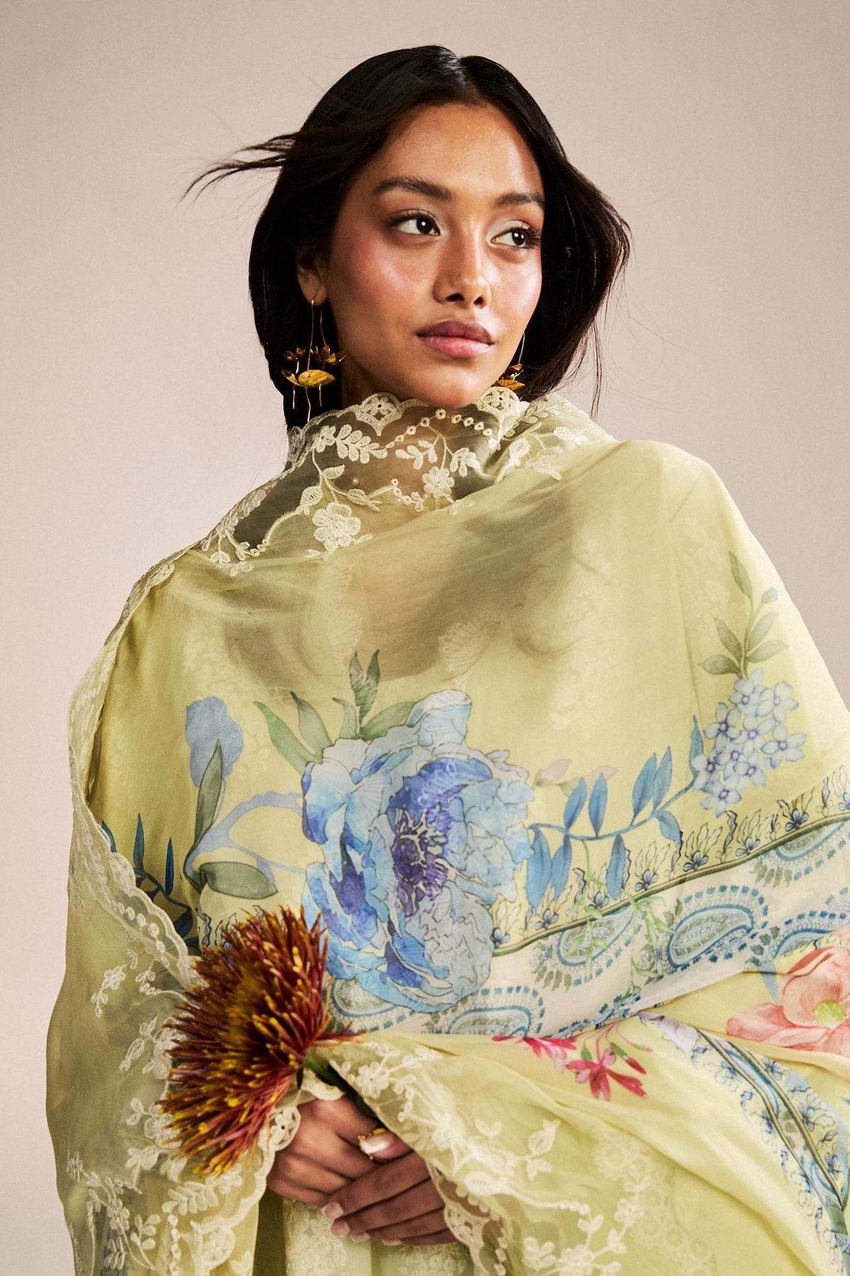 Zara Shahjahan Satori Embroidered Luxury Lawn Unstitched 3pcs - Jotey