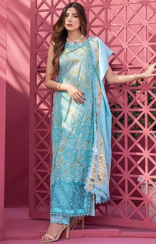 Rungkari By Mahiymaan Unstitched 3Pcs - Jotey
