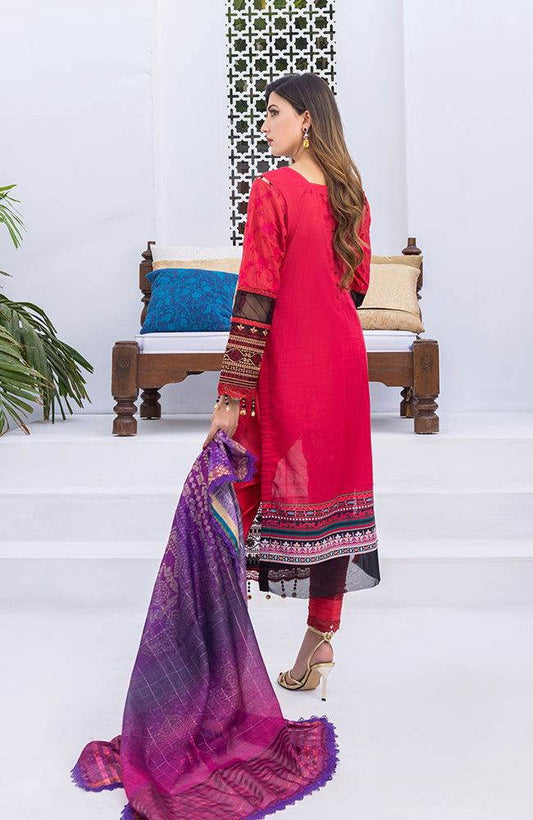 Rungkari By Mahiymaan Unstitched 3Pcs - Jotey