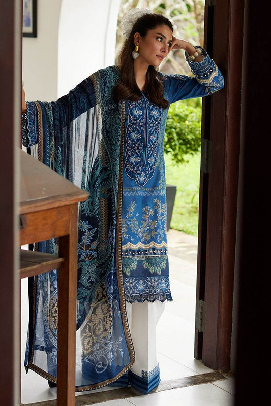 Gulaal Saffira Lawn Vol-01 Unstitched 3pcs - Jotey