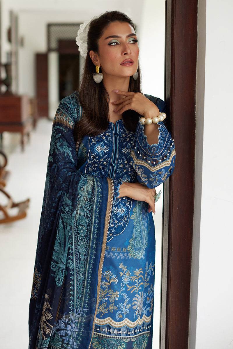 Gulaal Saffira Lawn Vol-01 Unstitched 3pcs - Jotey