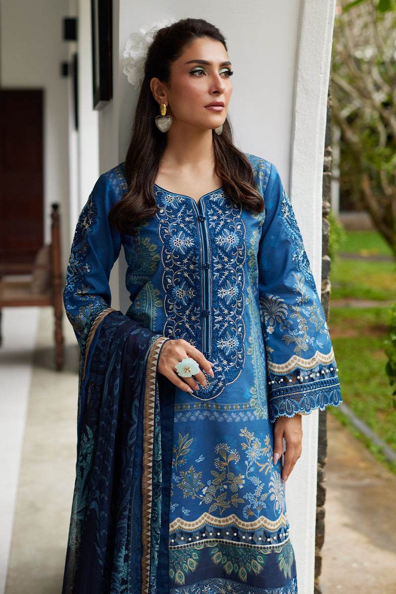 Gulaal Saffira Lawn Vol-01 Unstitched 3pcs - Jotey