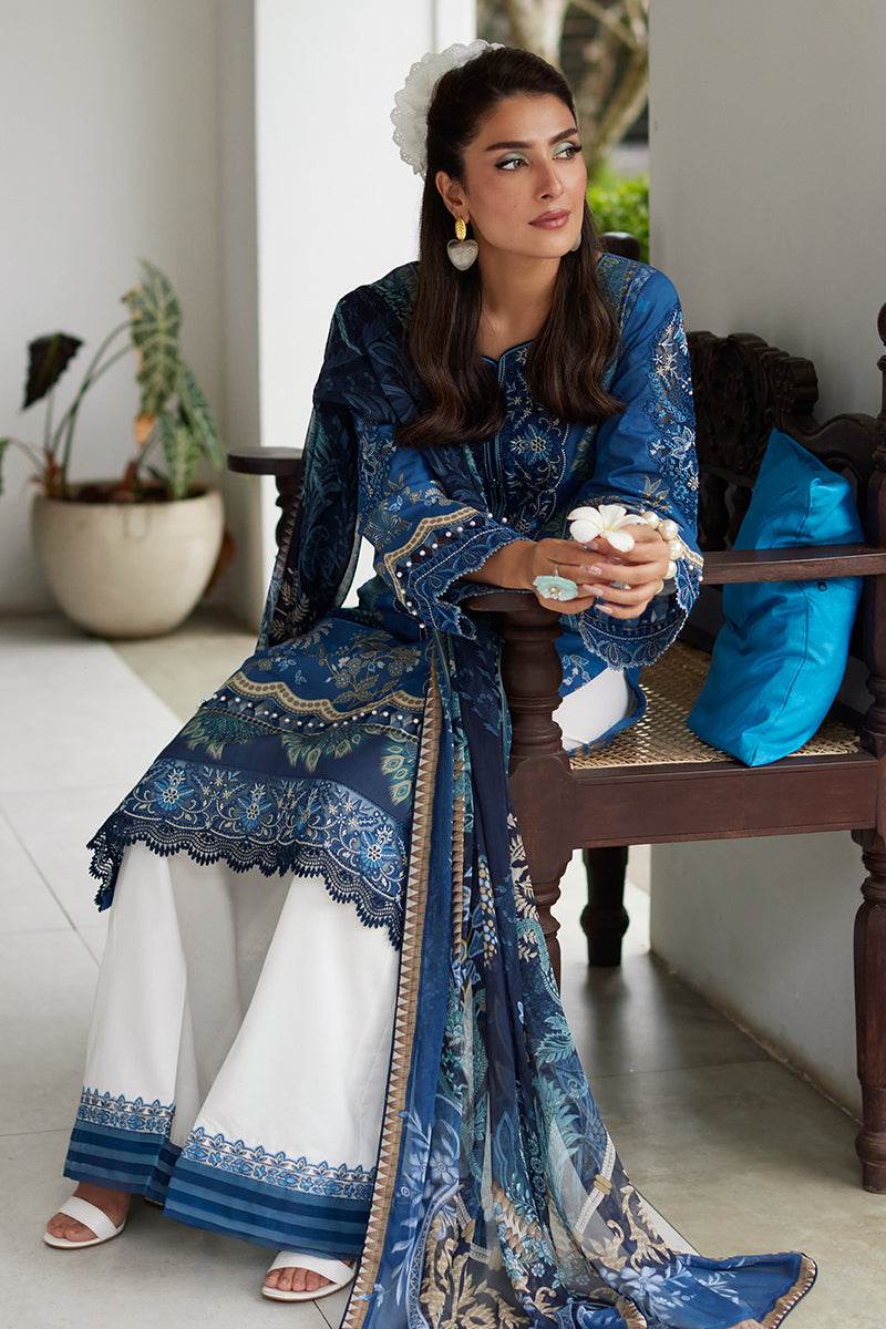 Gulaal Saffira Lawn Vol-01 Unstitched 3pcs - Jotey