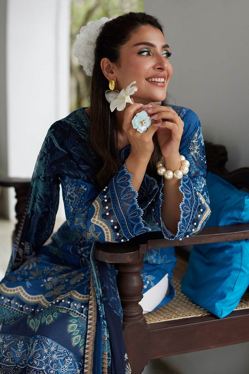 Gulaal Saffira Lawn Vol-01 Unstitched 3pcs - Jotey