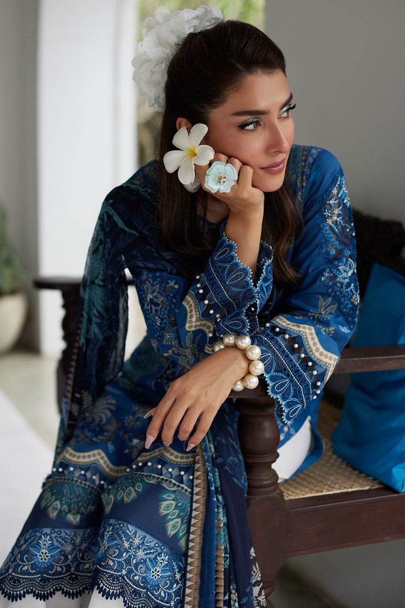 Gulaal Saffira Lawn Vol-01 Unstitched 3pcs - Jotey