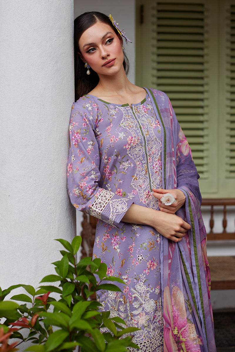 Gulaal Saffira Lawn Vol-01 Unstitched 3pcs - Jotey