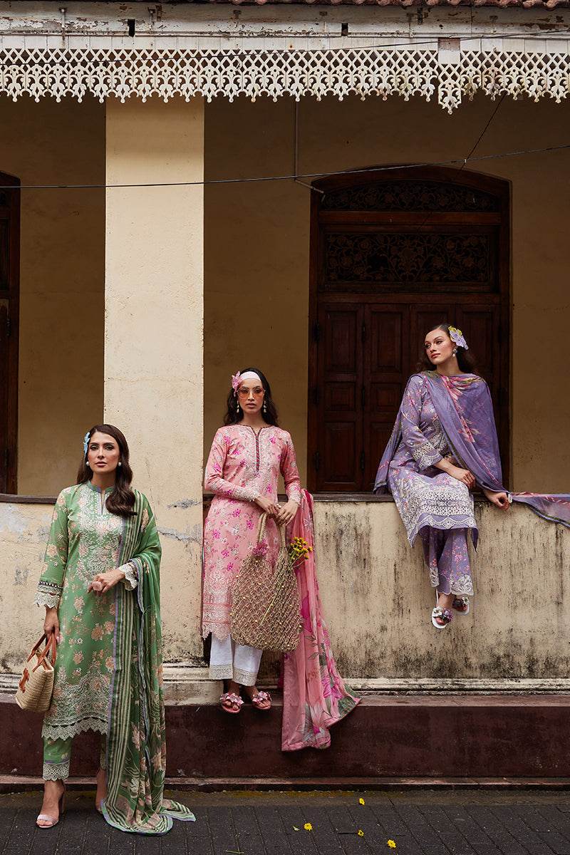 Gulaal Saffira Lawn Vol-01 Unstitched 3pcs - Jotey