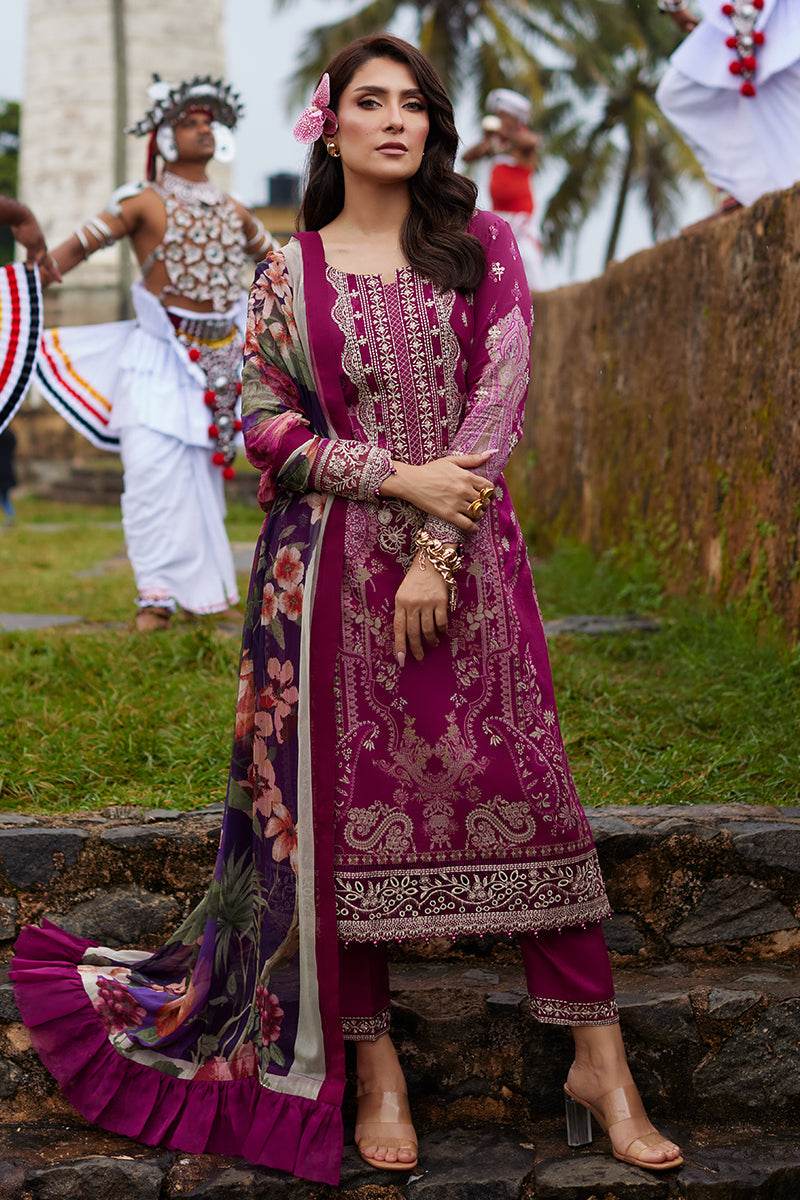 Gulaal Saffira Lawn Vol-01 Unstitched 3pcs - Jotey