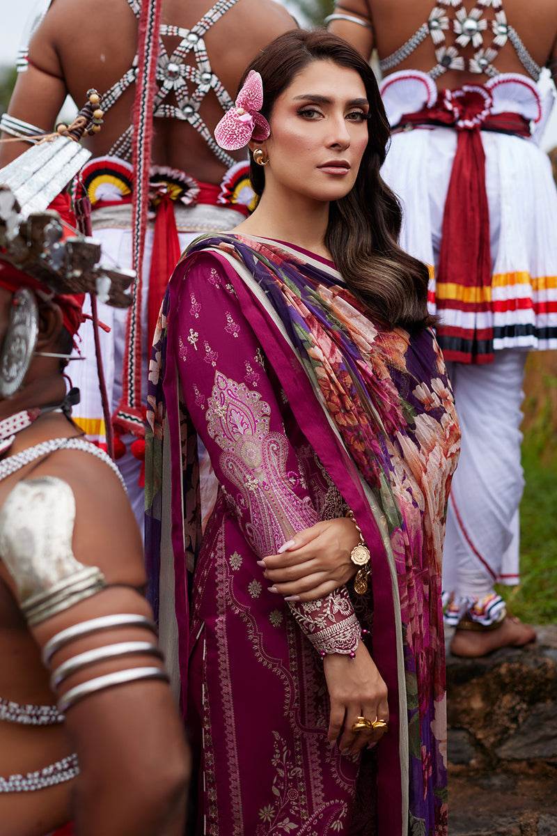Gulaal Saffira Lawn Vol-01 Unstitched 3pcs - Jotey