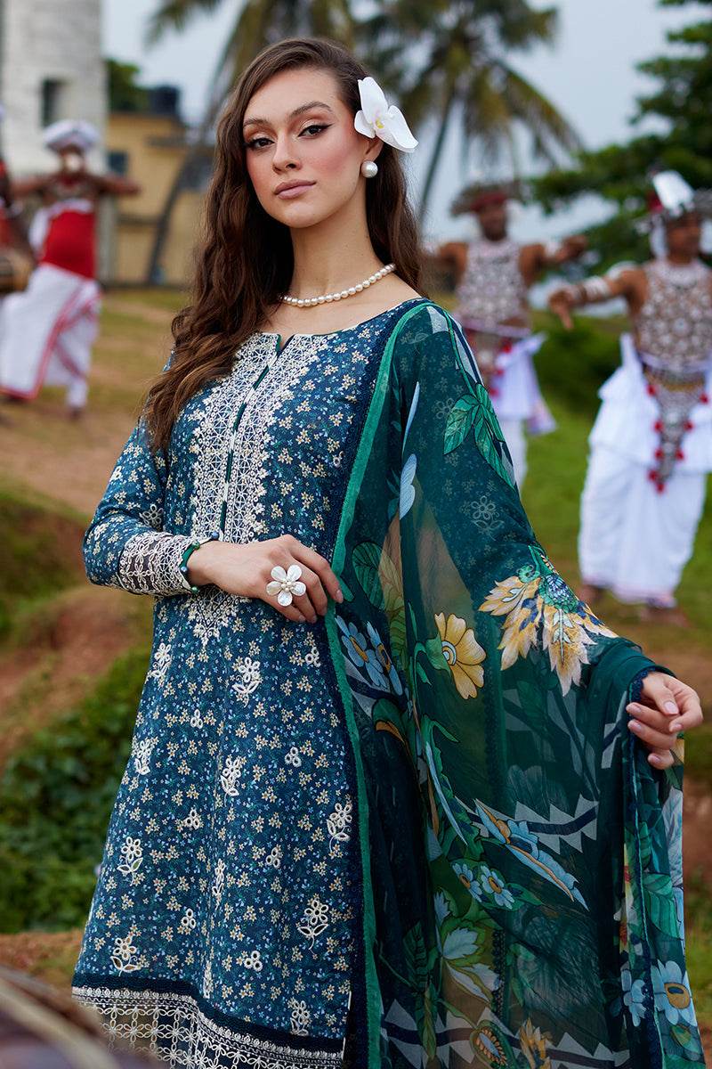 Gulaal Saffira Lawn Vol-01 Unstitched 3pcs - Jotey