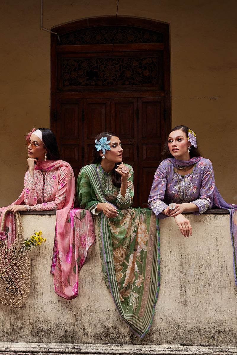 Gulaal Saffira Lawn Vol-01 Unstitched 3pcs - Jotey