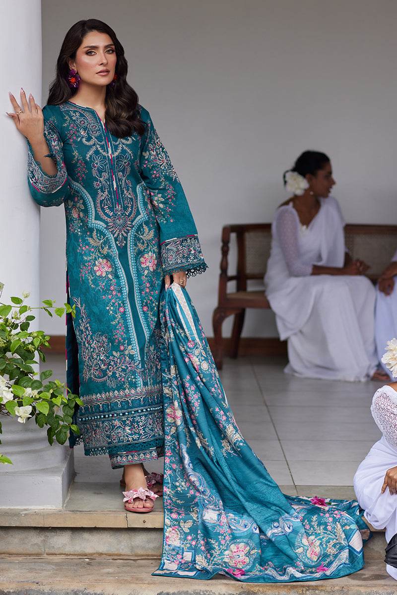 Gulaal Saffira Lawn Vol-01 Unstitched 3pcs - Jotey