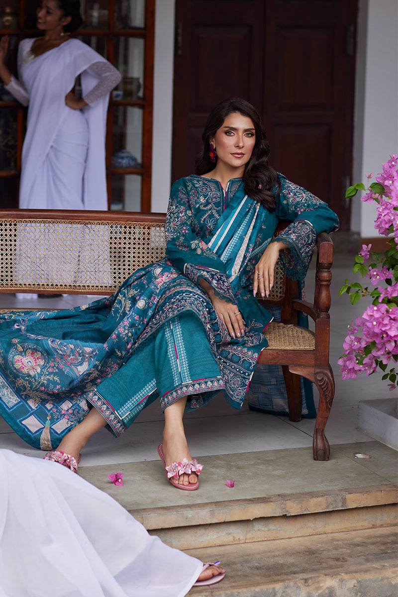 Gulaal Saffira Lawn Vol-01 Unstitched 3pcs - Jotey