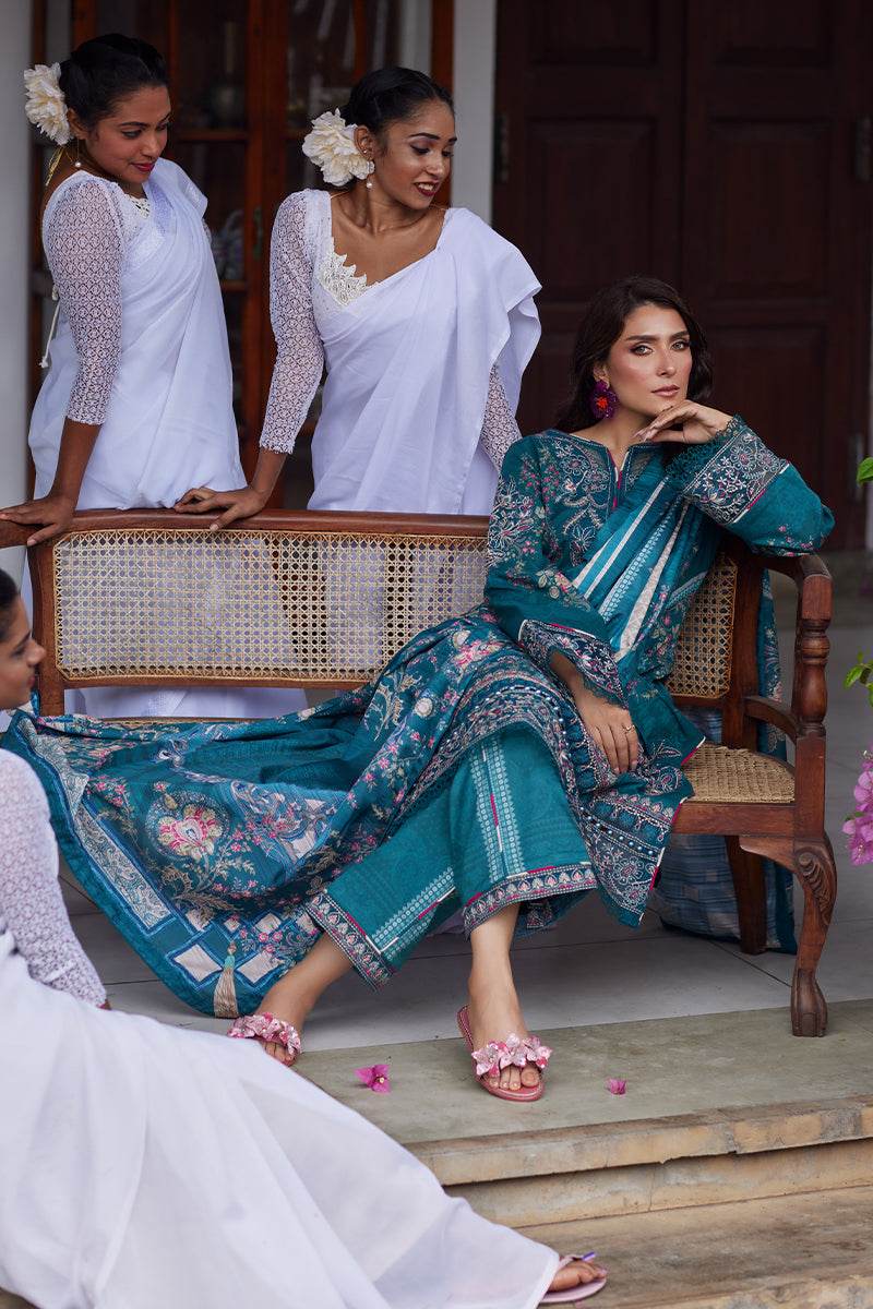 Gulaal Saffira Lawn Vol-01 Unstitched 3pcs - Jotey