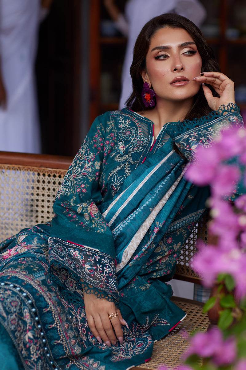 Gulaal Saffira Lawn Vol-01 Unstitched 3pcs - Jotey