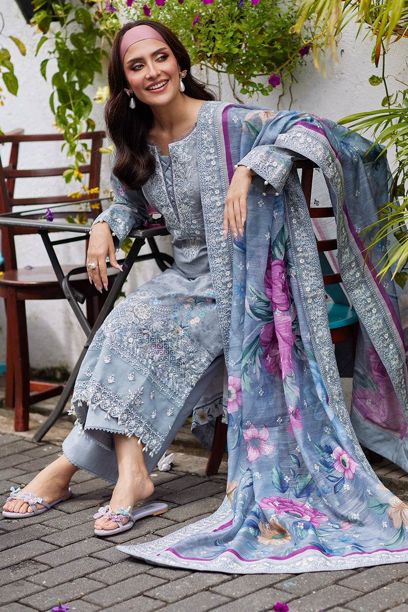 Gulaal Saffira Lawn Vol-01 Unstitched 3pcs - Jotey
