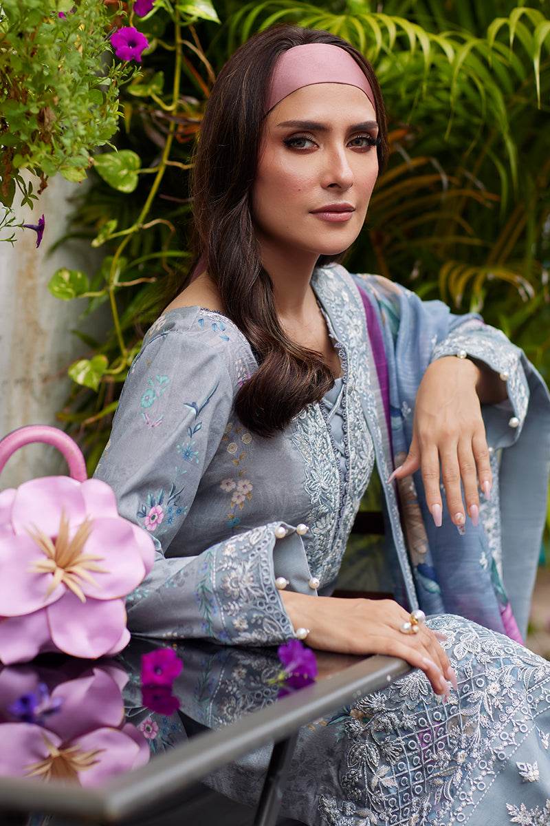 Gulaal Saffira Lawn Vol-01 Unstitched 3pcs - Jotey