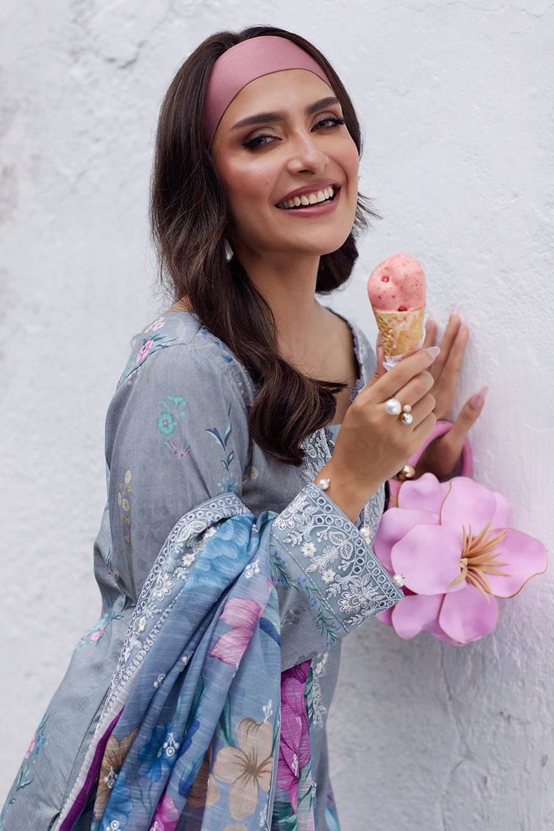 Gulaal Saffira Lawn Vol-01 Unstitched 3pcs - Jotey