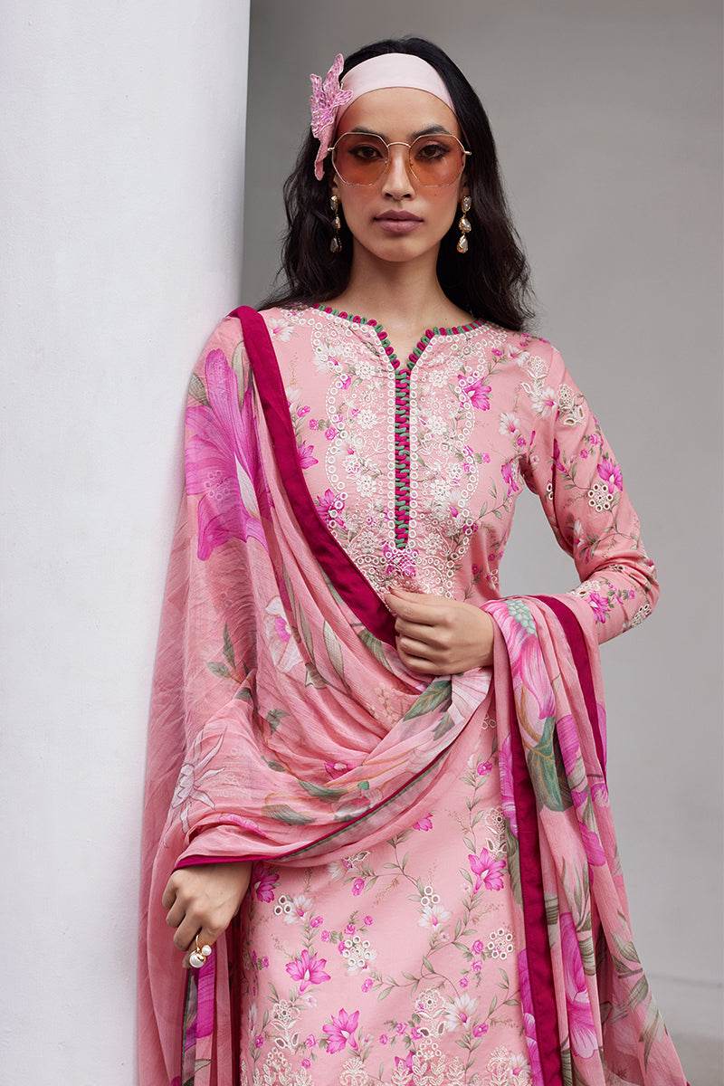 Gulaal Saffira Lawn Vol-01 Unstitched 3pcs - Jotey
