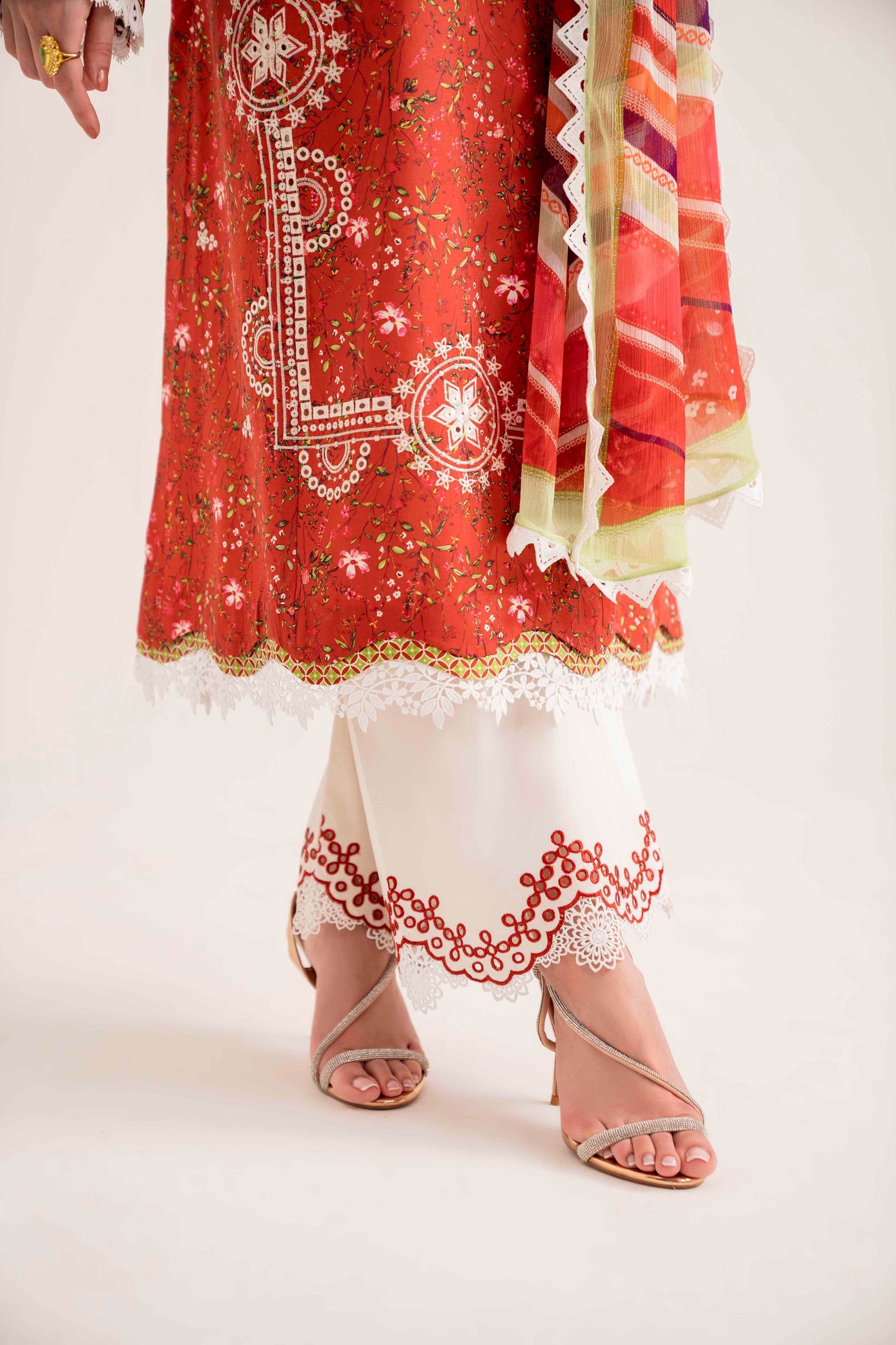 Lila By Sable V Digital Printed Lawn 3pc - Jotey