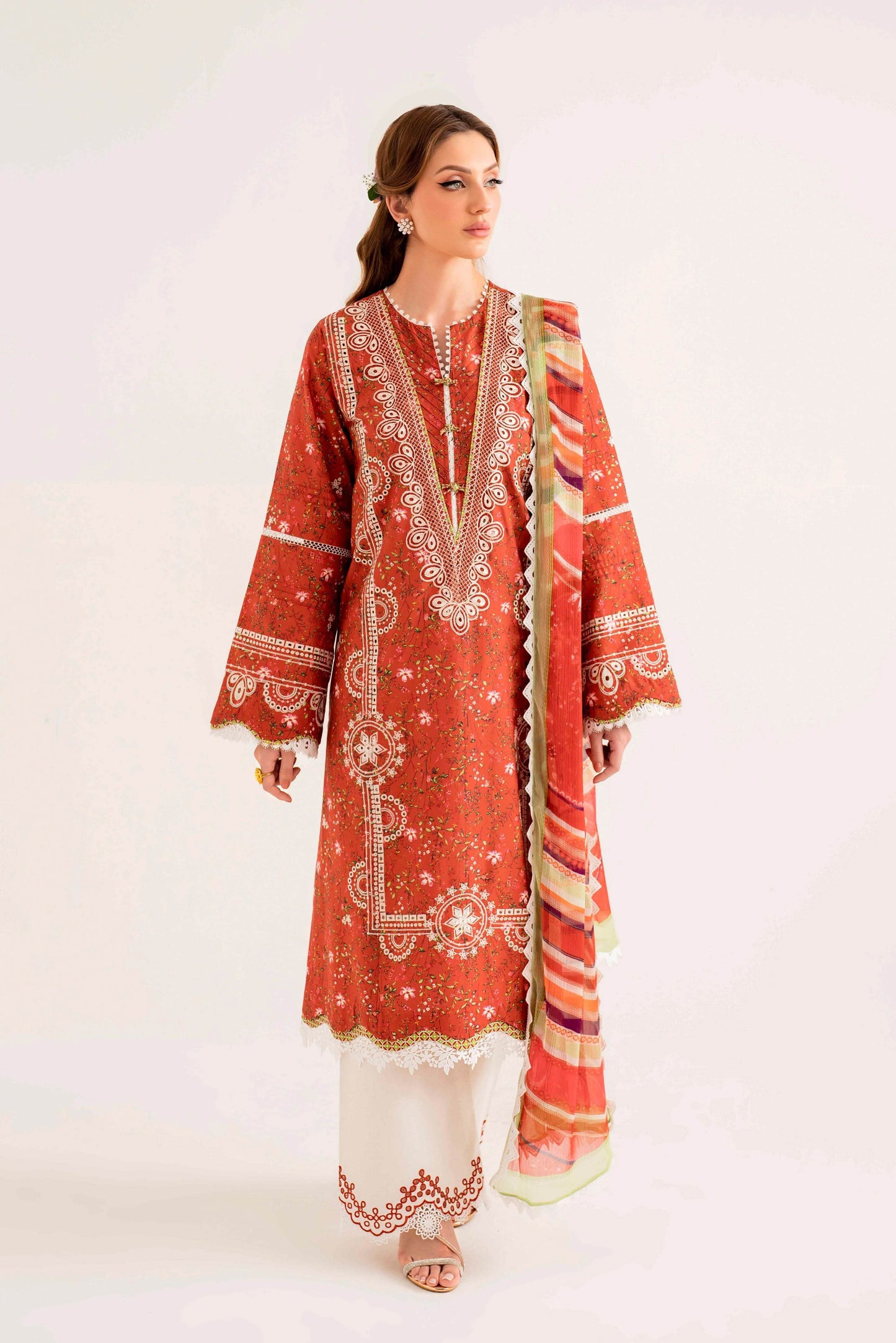 Lila By Sable V Digital Printed Lawn 3pc - Jotey