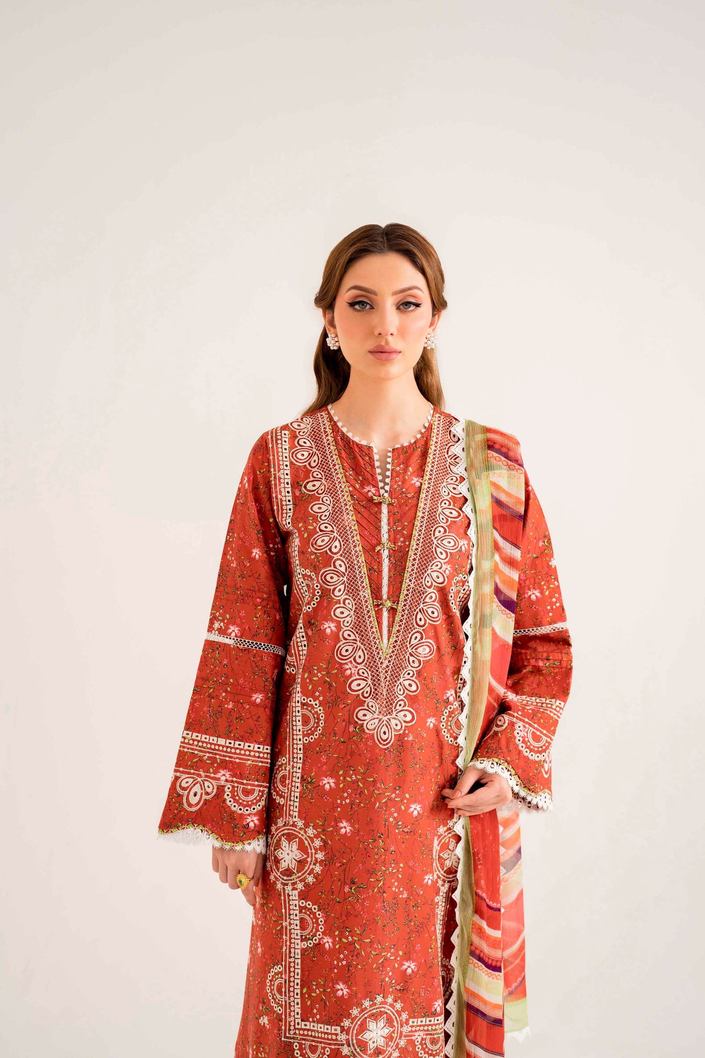 Lila By Sable V Digital Printed Lawn 3pc - Jotey