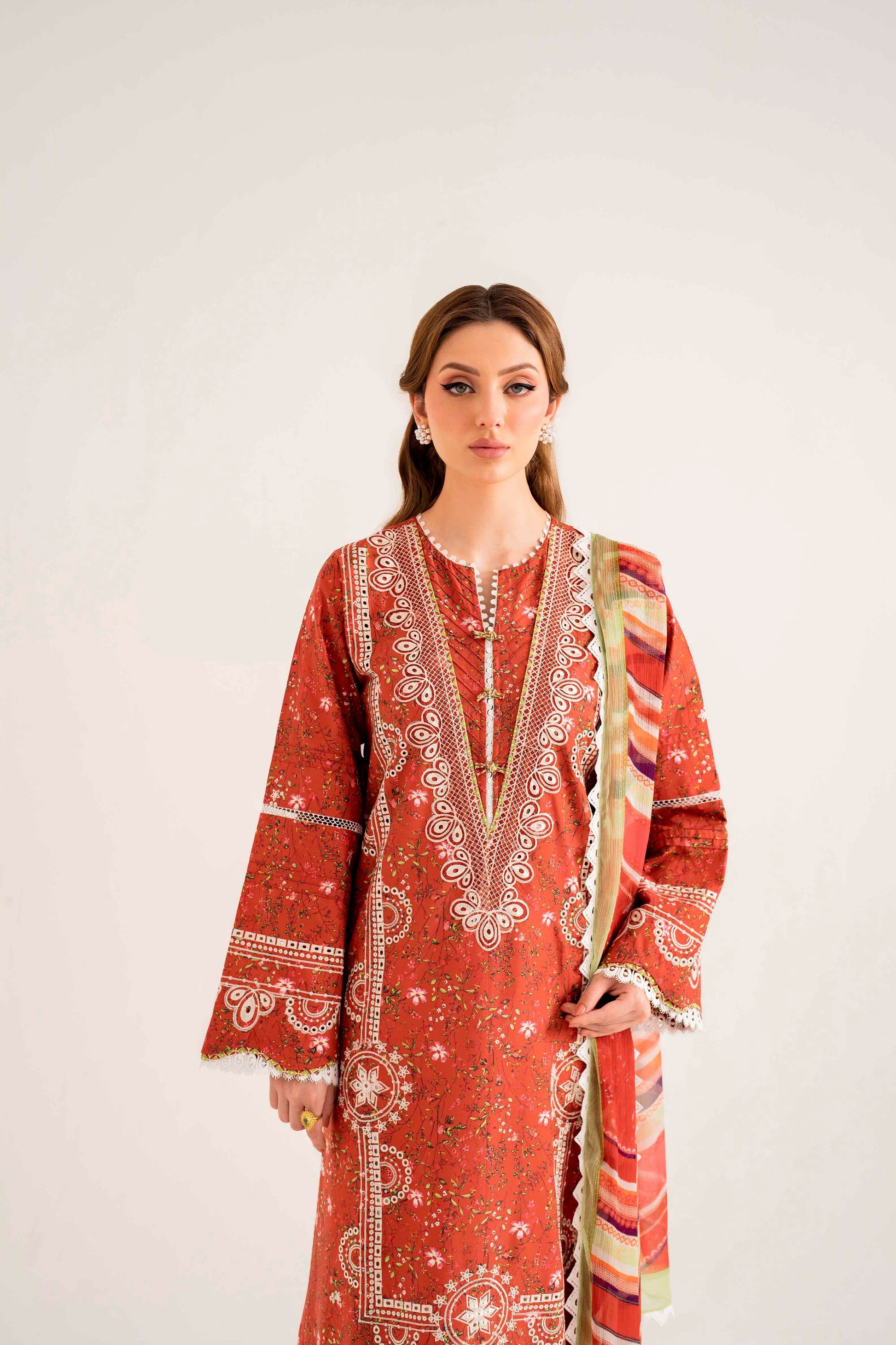 Lila By Sable V Digital Printed Lawn 3pc - Jotey
