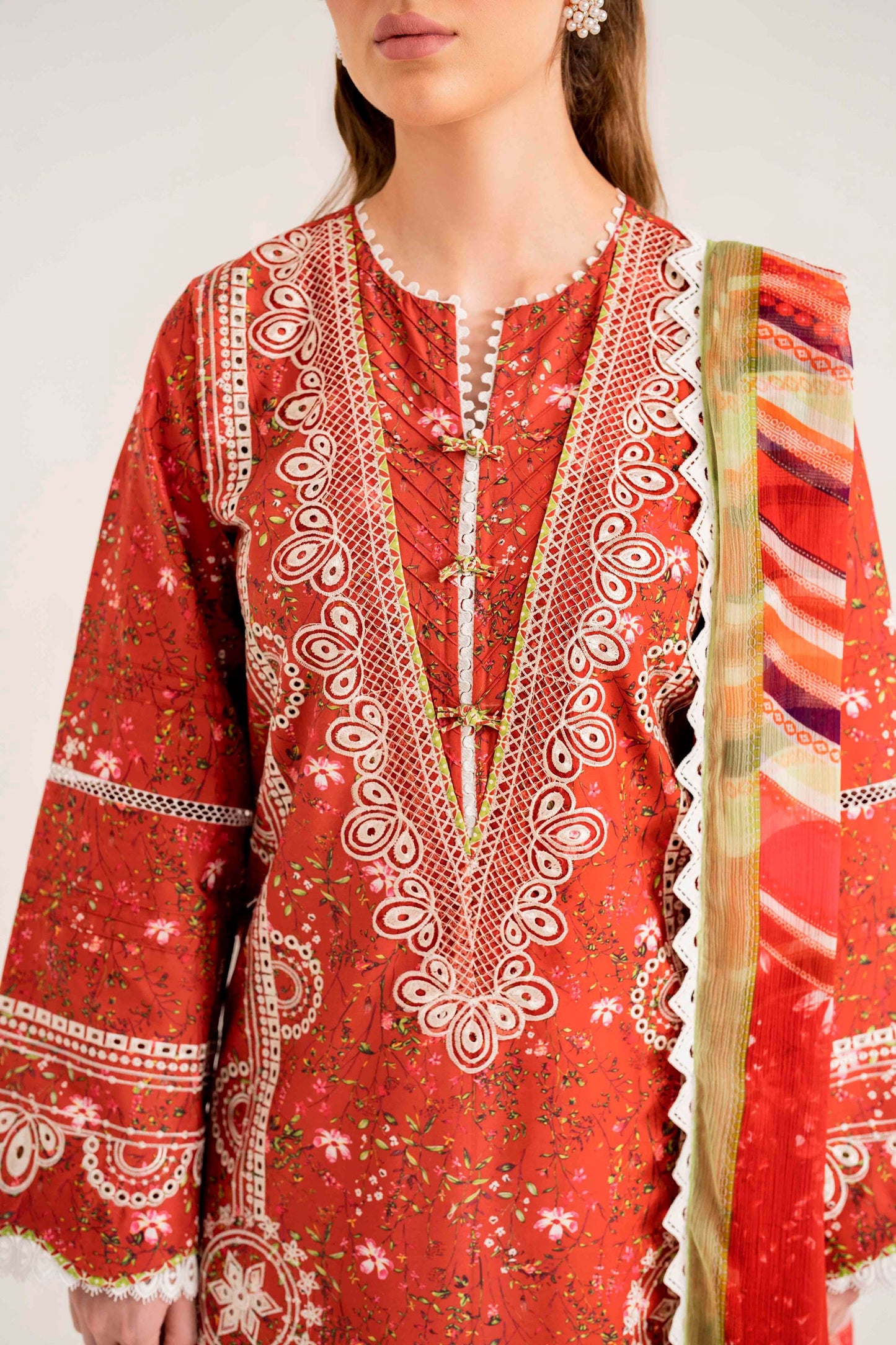 Lila By Sable V Digital Printed Lawn 3pc - Jotey