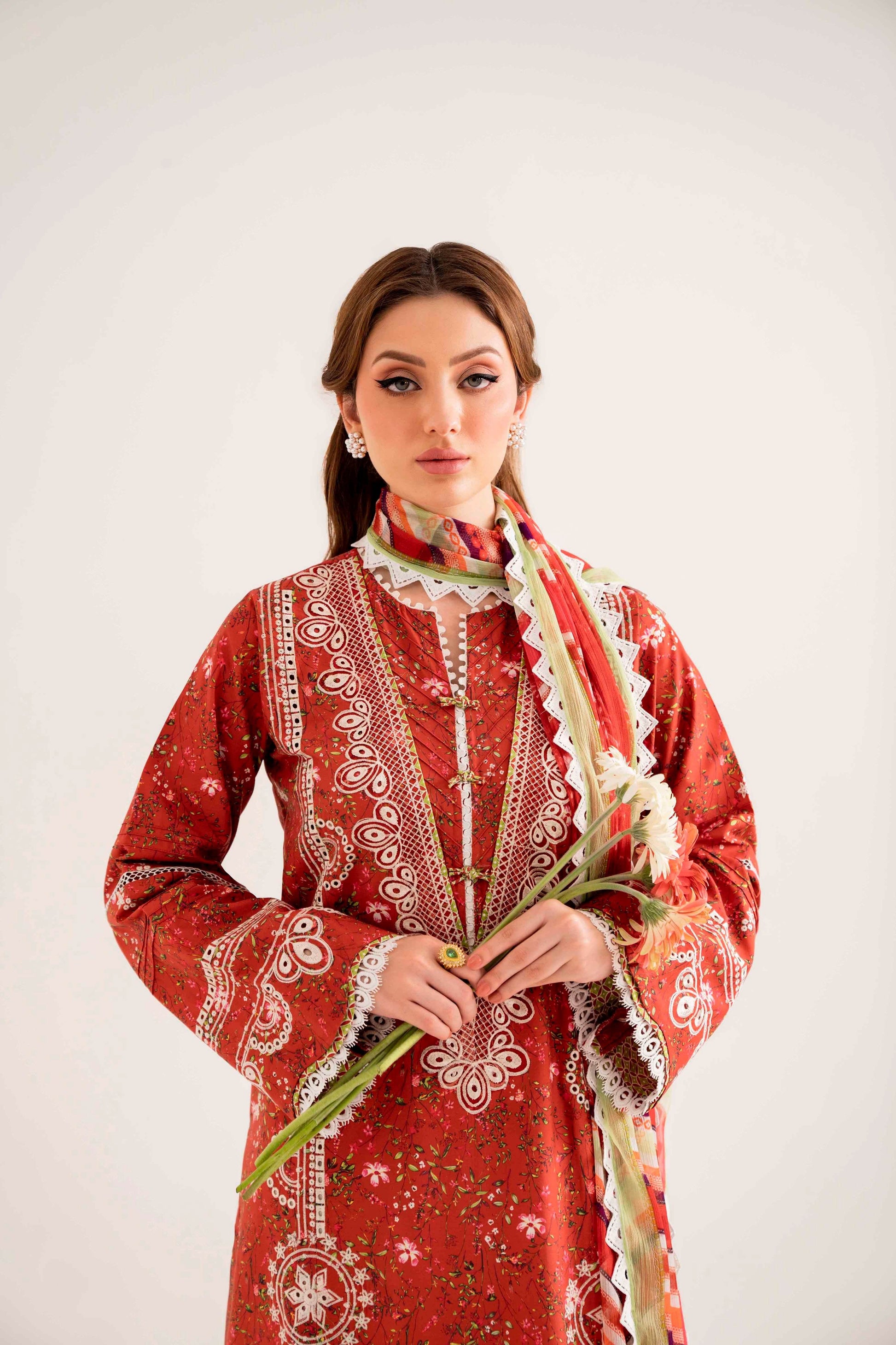 Lila By Sable V Digital Printed Lawn 3pc - Jotey