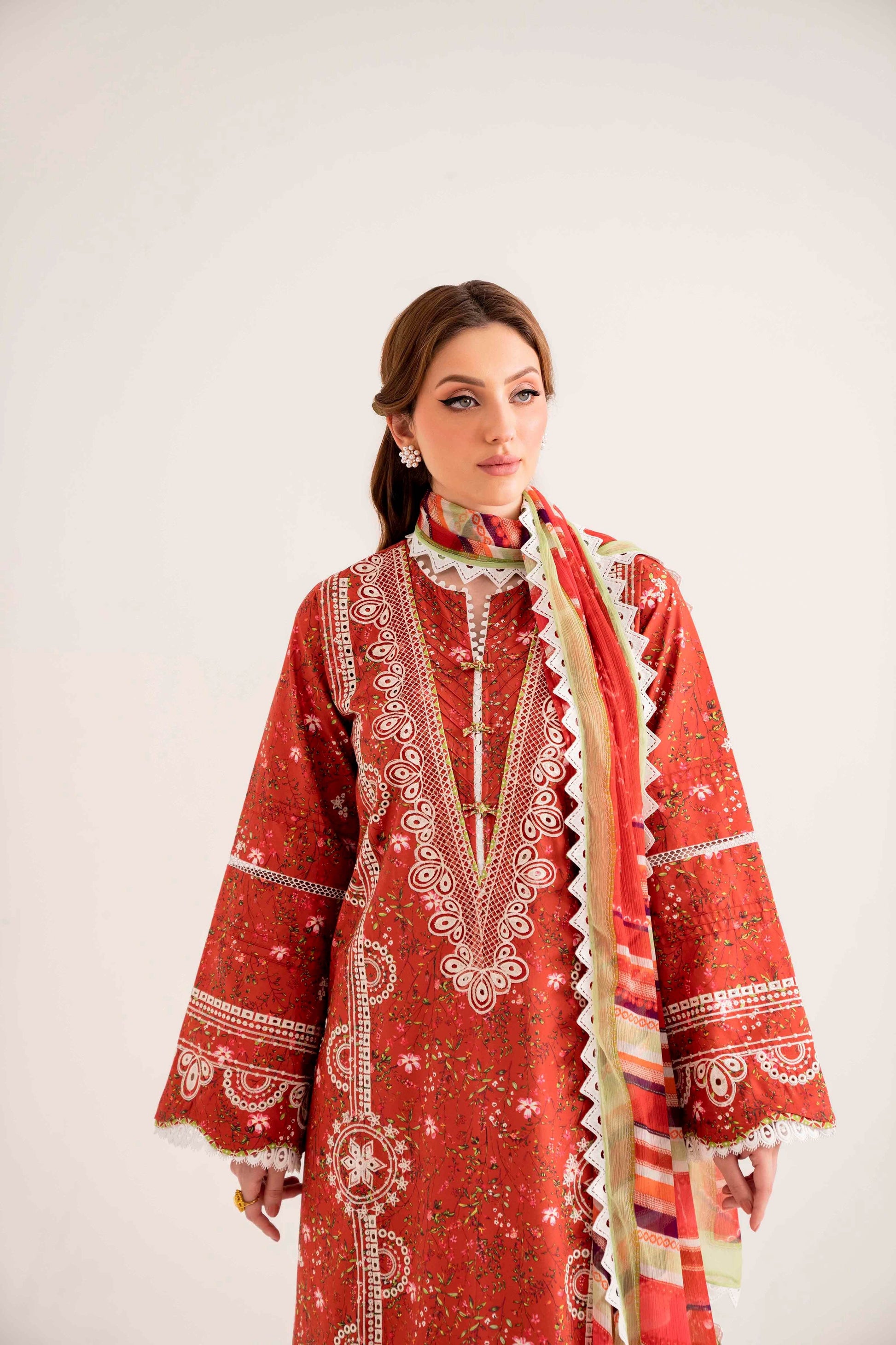 Lila By Sable V Digital Printed Lawn 3pc - Jotey