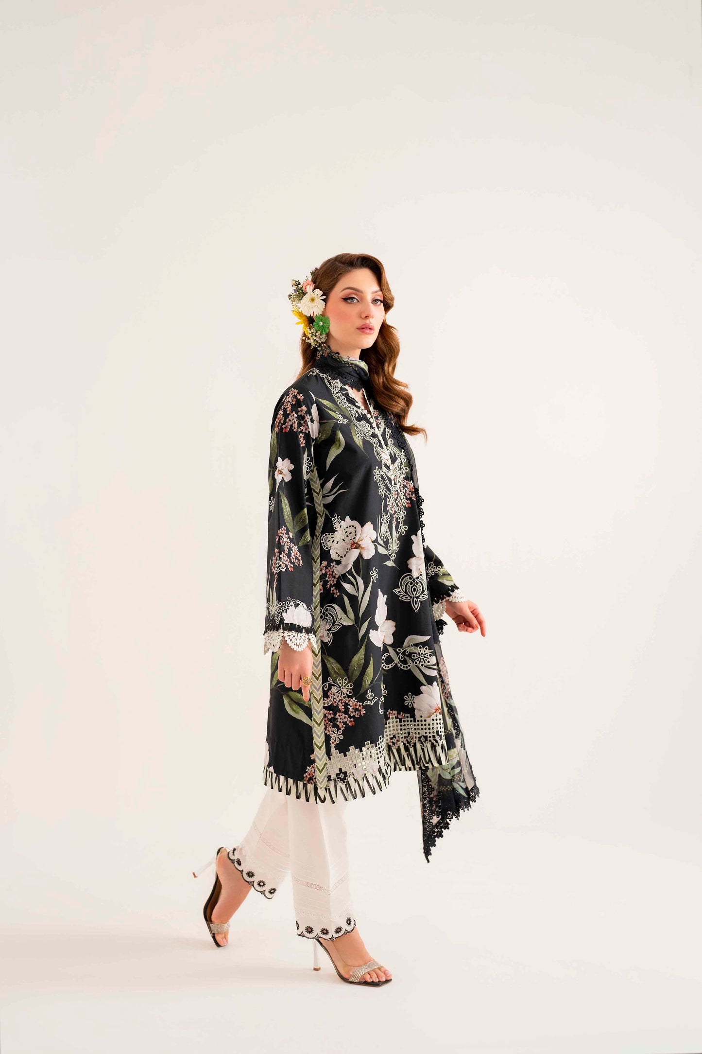 Lila By Sable V  Digital Printed  Lawn 3pc