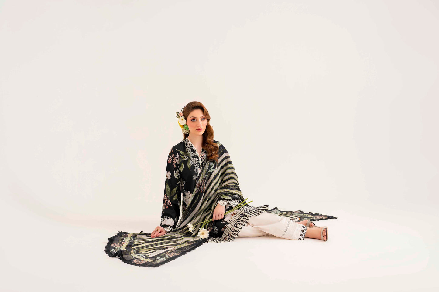 Lila By Sable V  Digital Printed  Lawn 3pc
