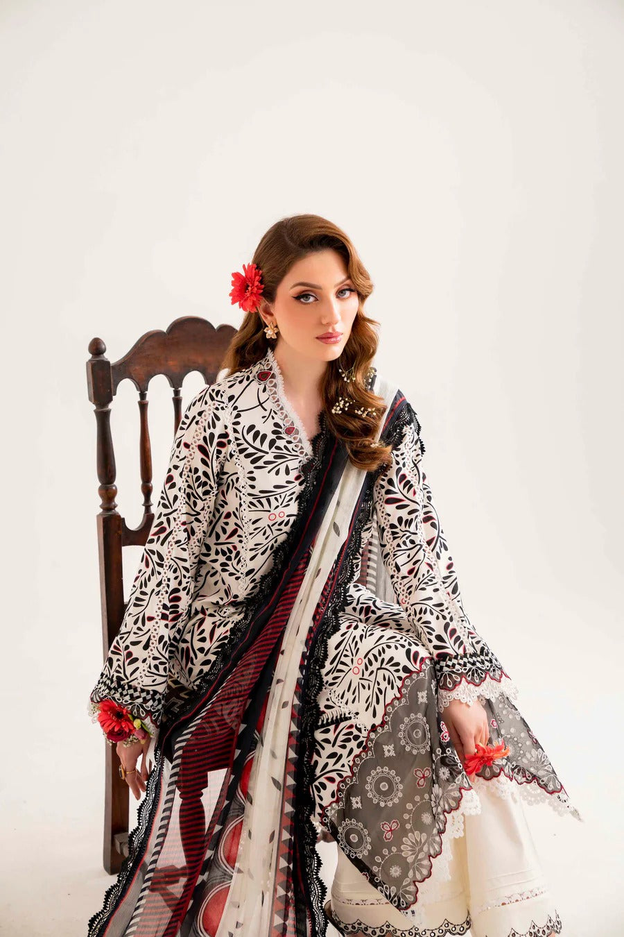 Lila By Sable V  Digital Printed  Lawn 3pc