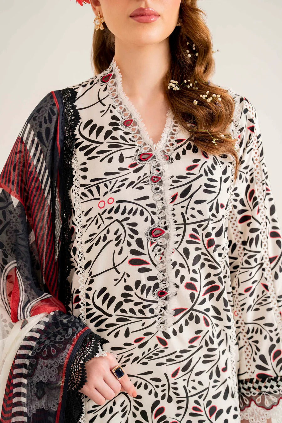 Lila By Sable V  Digital Printed  Lawn 3pc