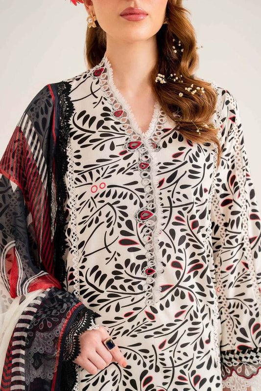 Lila By Sable V Digital Printed Lawn 3pc - Jotey