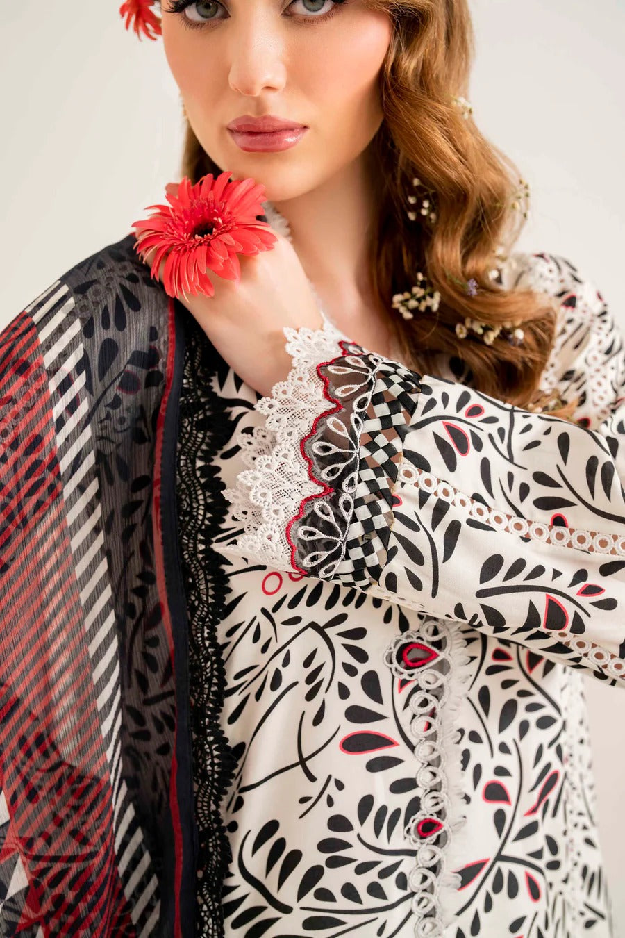 Lila By Sable V  Digital Printed  Lawn 3pc