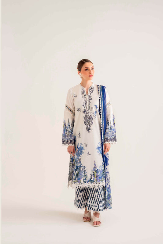 Lila By Sable V Digital Printed Lawn 3pc - Jotey