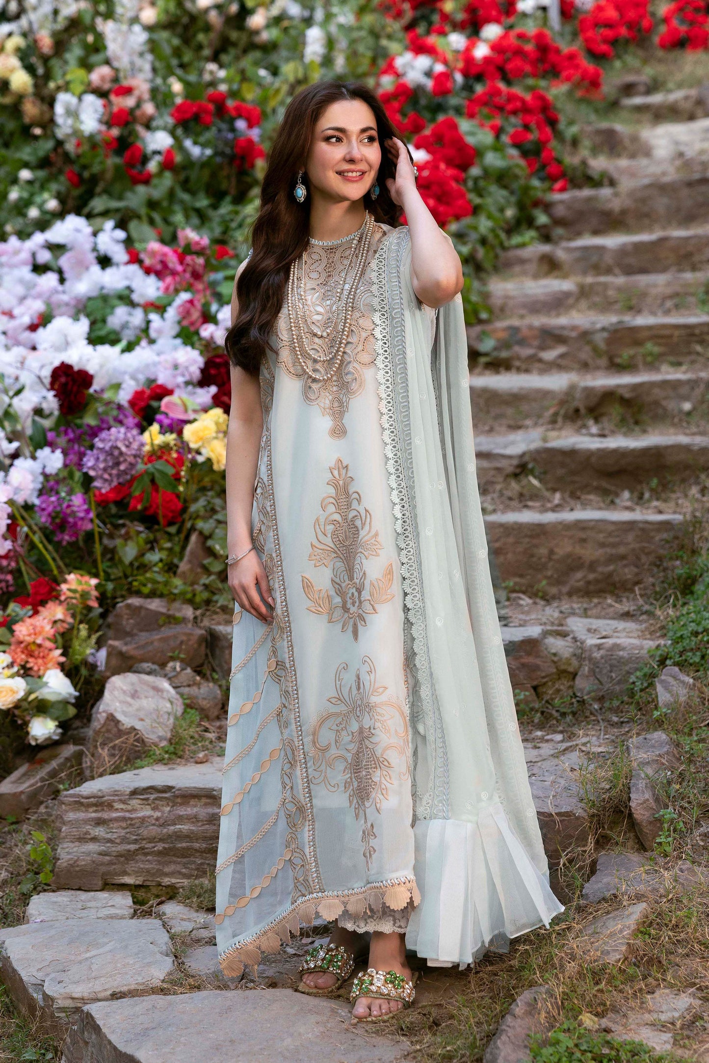 Sable V. Luxury Formal'25 Embroidered Unstitched 4pcs - Jotey
